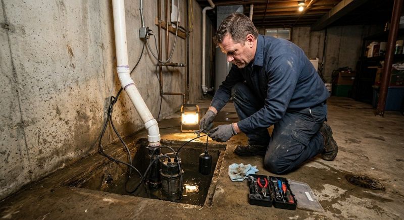 Sump Pump Float Repair in Mobile, AL