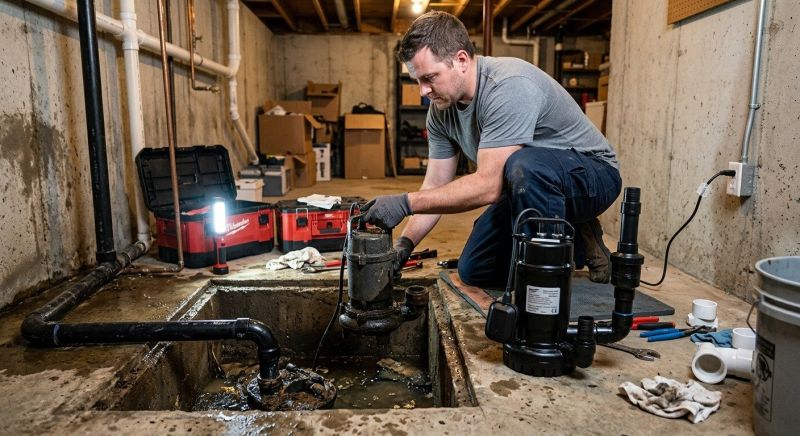Sump Pump Replacement in Clarksville, TN