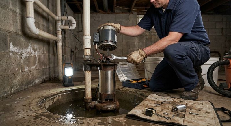Sump Pump Float Repair in Franklin, TN